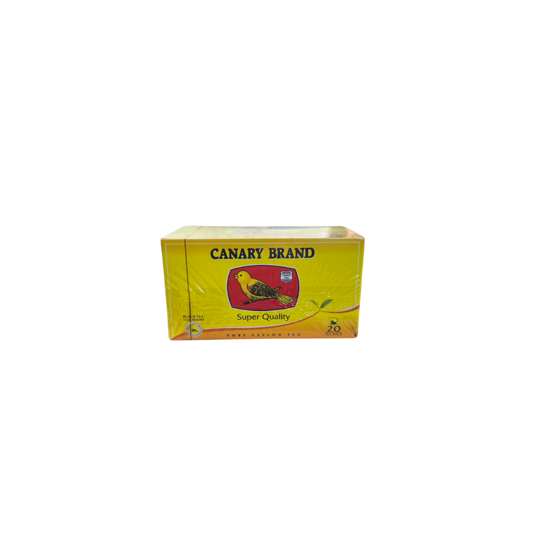 Canary Black Ceylon Tea Sachets 20x2gr (4791041015547)