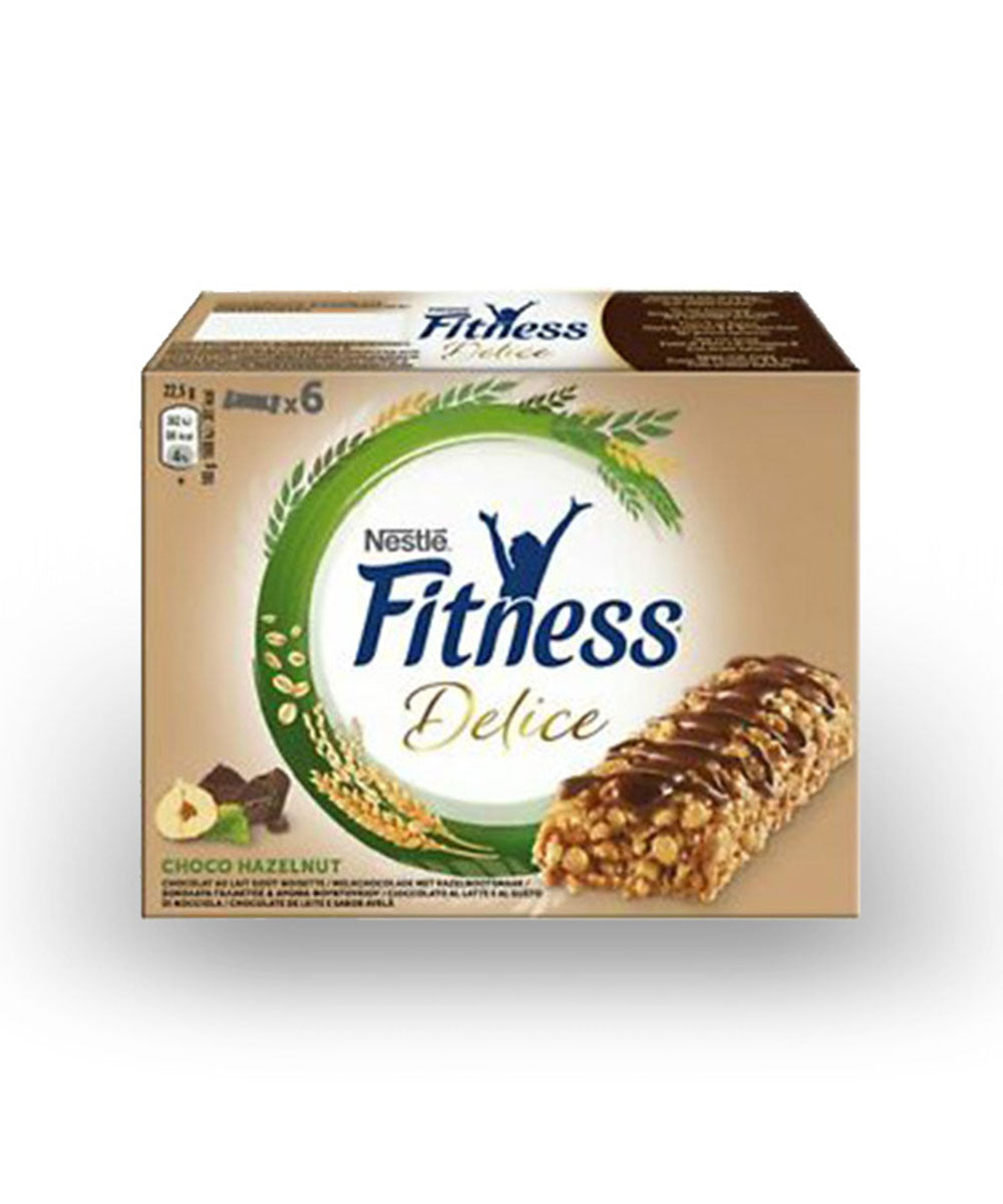 Nestle Fitness Delice Μπάρα Δημητριακών Φουντούκι 6x22.5gr 18τ (5900020024213)