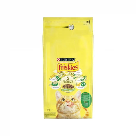 Friskies Dry Food with Chicken and Rabbit 2kg 6t (3010470159051)