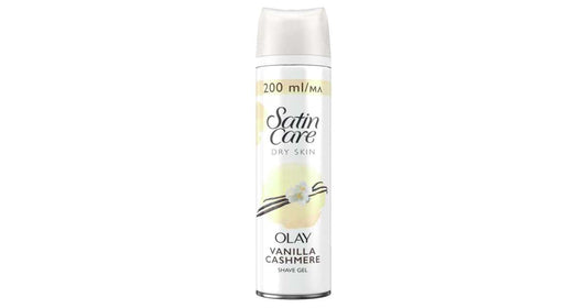 Gillette Satin Care Shaving Gel Vanilla Cashmere 200ml 6t (7702018399505)