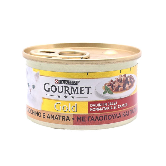 Purina Gourmet Gold Γαλοπούλα & Πάπια 85gr 24τ (80393344)