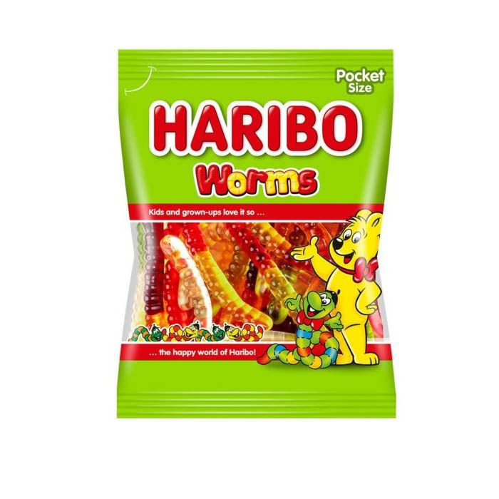 Haribo Jelly Worms 100gr