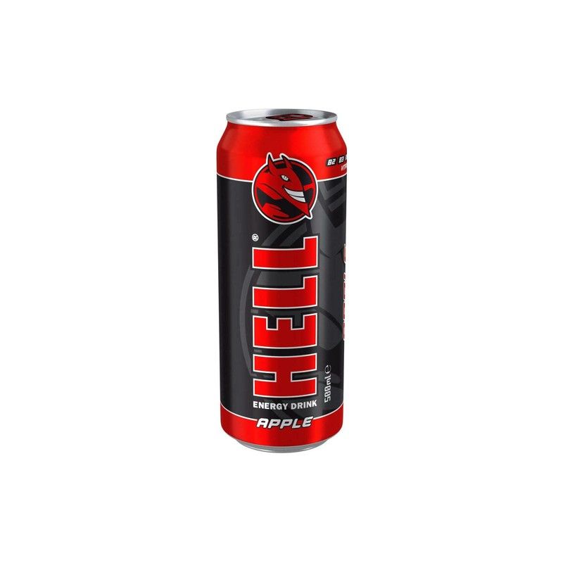 Hell 500ml Κουτί Energy Drink Apple 500ml 12τ (5999885746576)