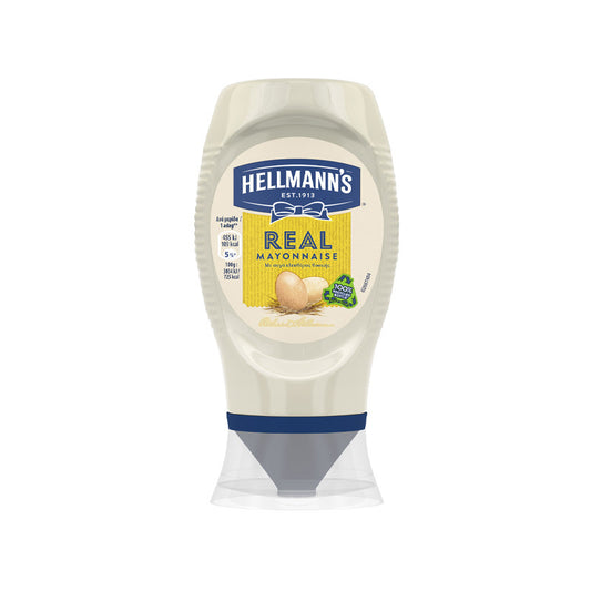Hellmann's Real Top Down Mayonnaise 250ml 8t (8720182736154)