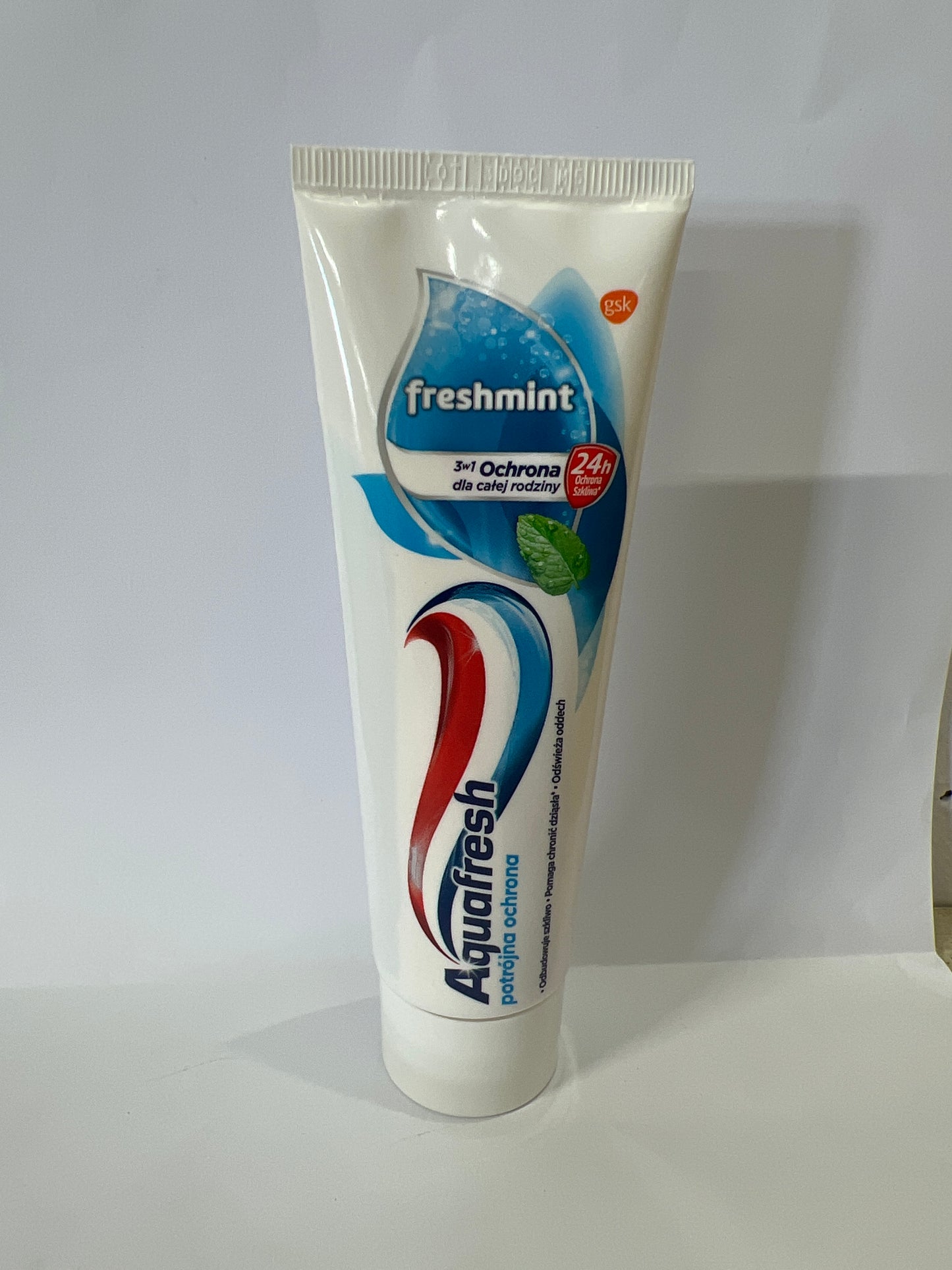 Aquafresh Οδοντόκρεμα Triple Protection για Πλάκα & Τερηδόνα Fresh & Minty 75ml (5054563093905)