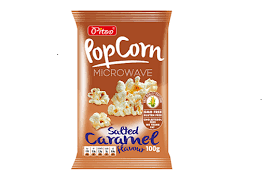 Pop Corn Pitso Salted Caramel Για Φούρνο Μικροκυμάτων 15x100gr (3800230253545)