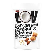 Pellito Lov Oat Bites Σνακ Μπουκιές Με Καρύδα & Αμύγδαλο 70gr 8τ (5201044011211)