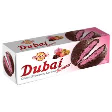 Βιολάντα Μπισκότα Cookies Dubai Φράουλα 180gr 12τ (5200100955322)