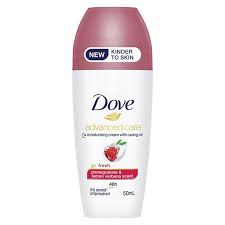 Dove Αποσμητικό Advanced Care Pomegranate & Lemon σε Roll-On 50ml 6τ (93569491)