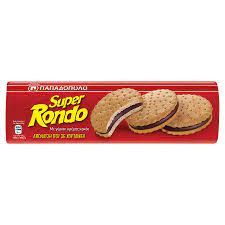 Παπαδοπούλου Μπισκότα Super Rondo Με Σοκολάτα 500gr 15τ (5201004041401)