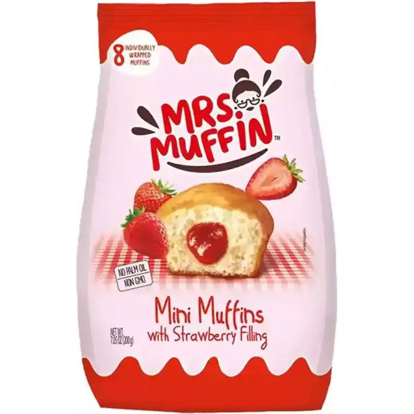 Mrs Muffin Μάφιν Strawberry 200gr (8411037892438)