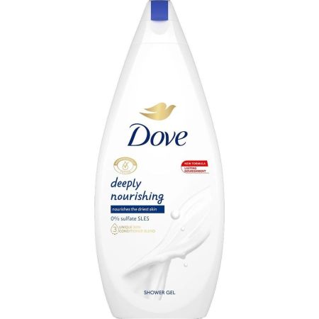 Dove Αφρόλουτρο 720ml Deeply nourishing  Αφρόλουτρο σε Gel Fresh 12τ (8720181359125)