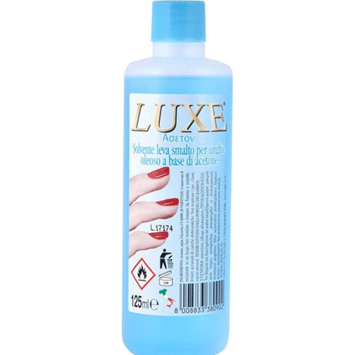 Luxe Ξεβαφτικό Νυχιών χωρίς Ασετόν με Λάδι 125ml (8008833380902)