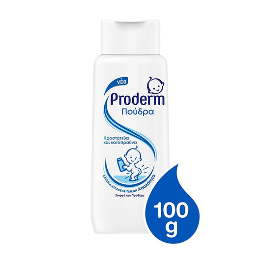 Proderm Παιδική Πούδρα 100gr 12τ (8714100140970)