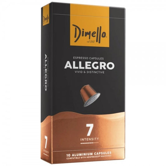 Dimello Espresso Allegro 10 Κάψουλεςx5.6gr 10τ (5205800003663)