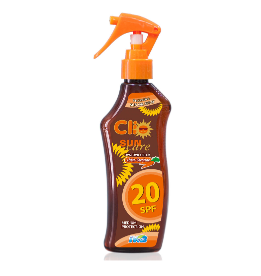 Clio Spray Αντιηλιακό Λάδι SPF20 200ml (3800034105699)