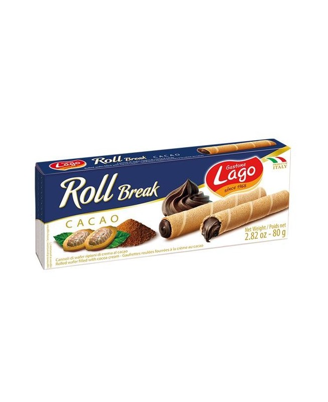 Lago Roll Break Cocoa 80gr 24t (8004800005205)