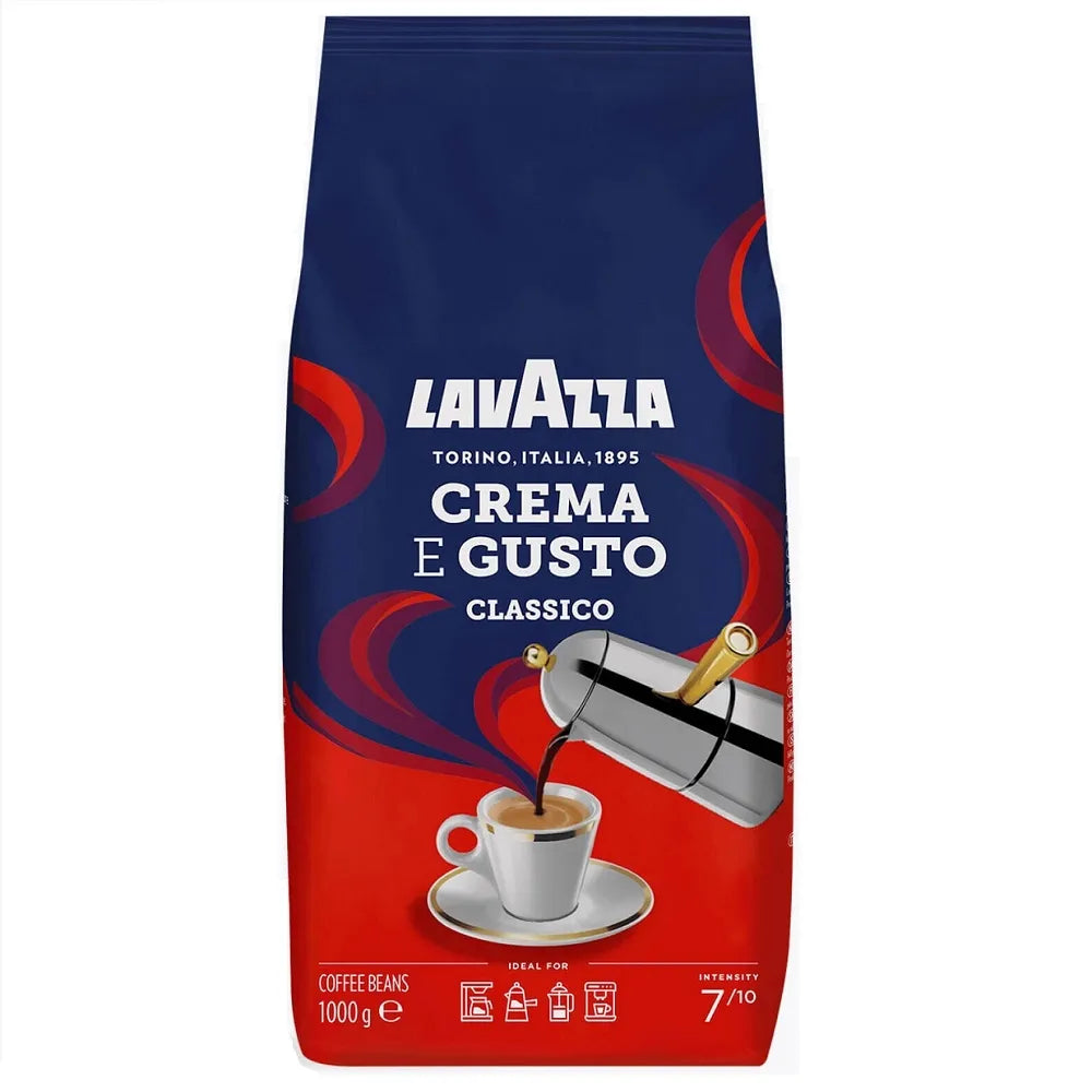 Lavazza Coffee Espresso Crema e Gusto Classico in Beans 1000gr (8000070038974)