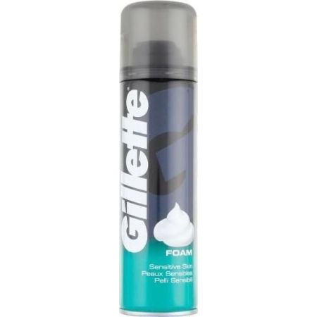 Gillette Classic Sensitive Αφρός Ξυρίσματος για Ευαίσθητες Επιδερμίδες 300ml 6τ (3014260302788)