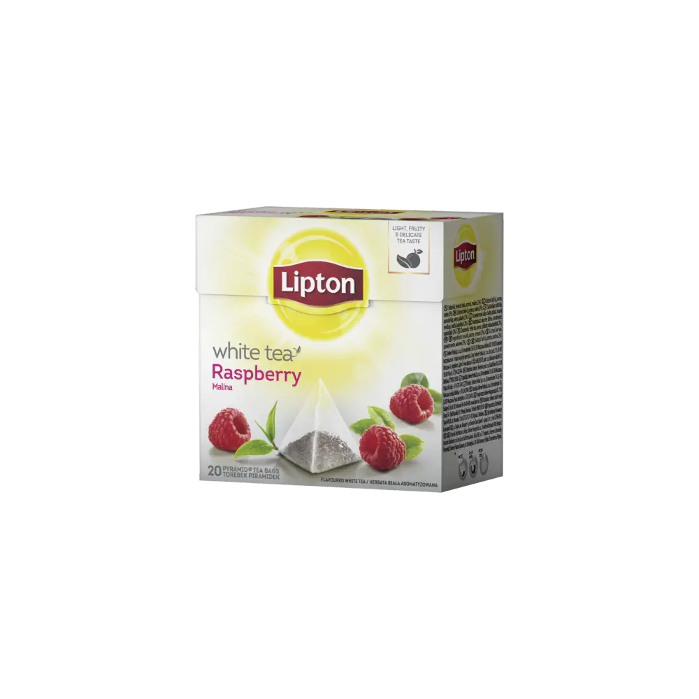 Lipton Λευκό Τσάι & Raspberry 20ΦΑΚ. 12τ (8718114889115)