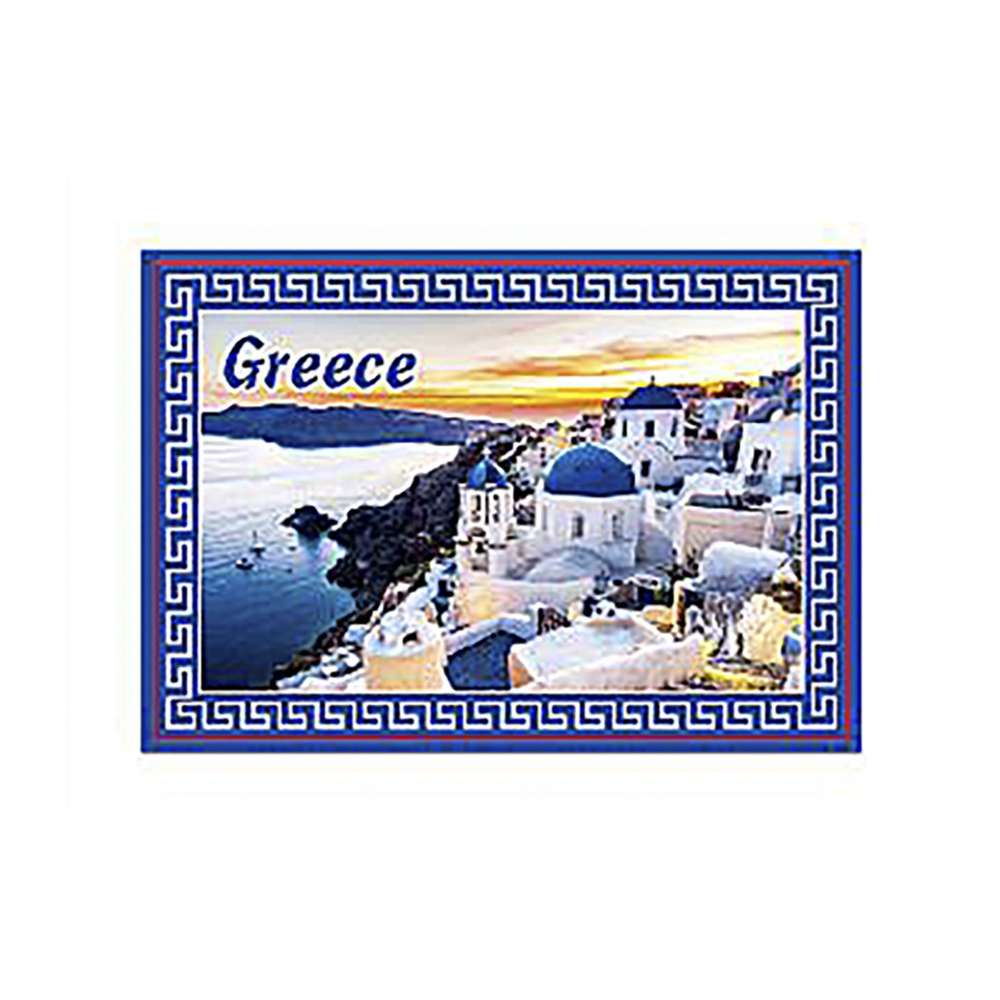 Magnet Greek Landscape 8x5.5cm (096073900012)