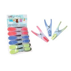 Μανταλάκια Με Λάστιχο 12 Τεμάχια (5202707991468)