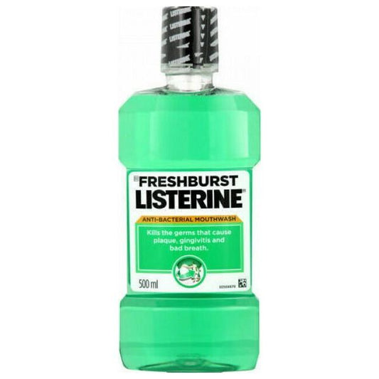 Listerine 500ml Fresh Burst Oral Solution against plaque and bad breath (3574661177151)