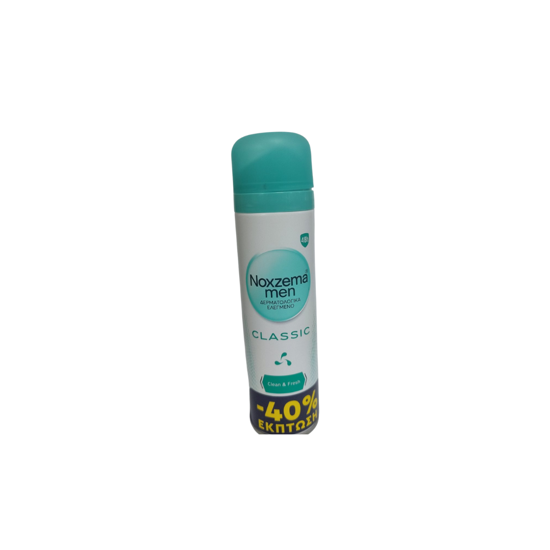 Noxzema Classic Men Αποσμητικό σε Spray 150ml 6τ  -40% (5201314177326)