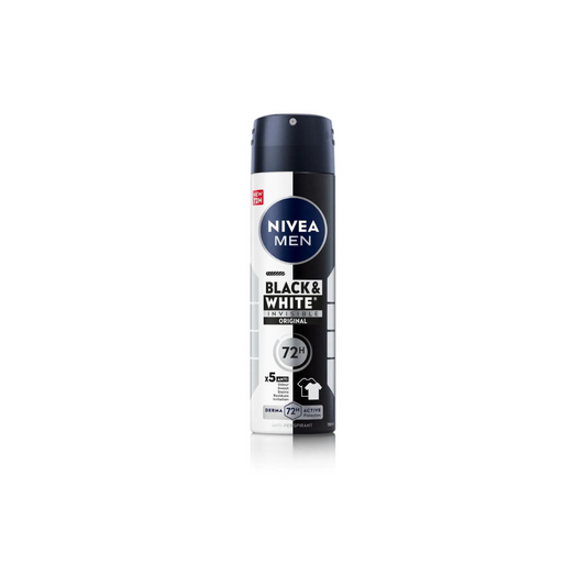 Nivea Men Invisible for Black &amp; White Anti-perspirant Deodorant 48h in Spray 150ml 6t (4005900388650)