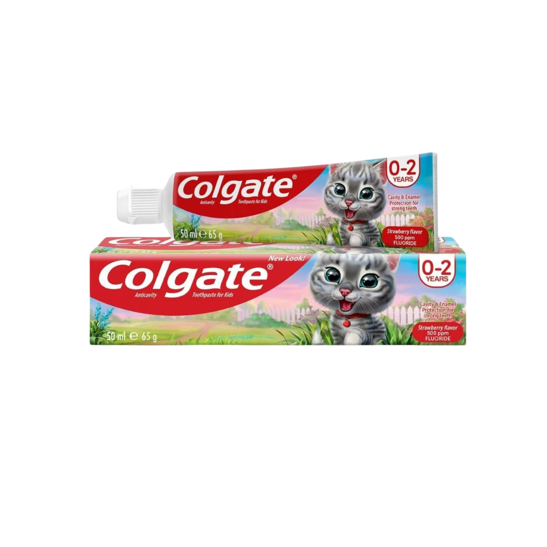 Colgate Junior Strawberry 0-2 Οδοντόκρεμα 50 ml 12τ (6920354812859)