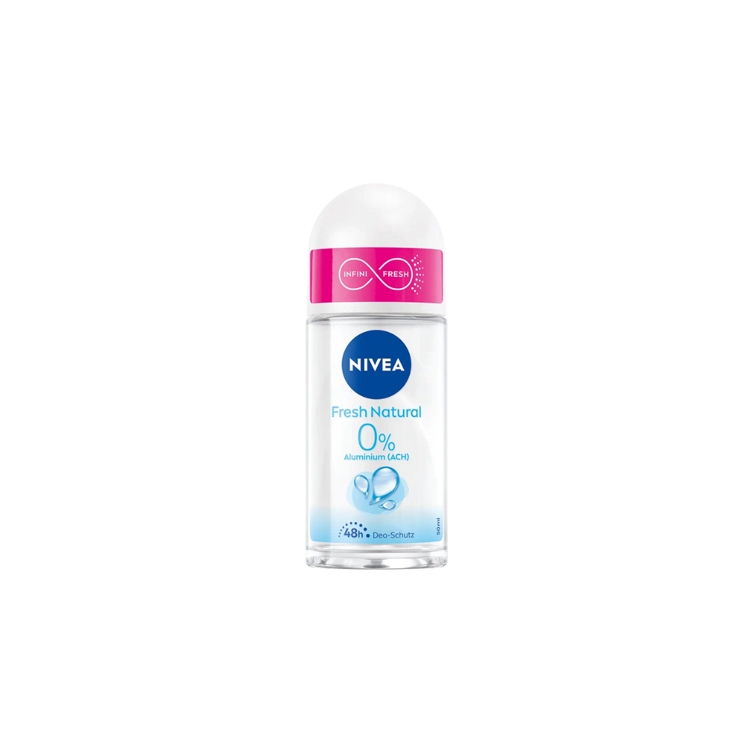 Nivea Fresh Natural 0% Anti-perspirant Αποσμητικό 48h σε Roll-On 50ml 12τ (42299905)