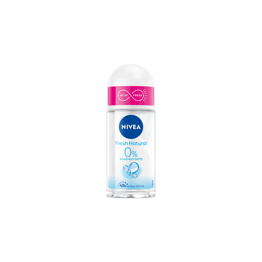 Nivea Fresh Natural 0% Anti-perspirant Αποσμητικό 48h σε Roll-On 50ml 12τ (42299905)