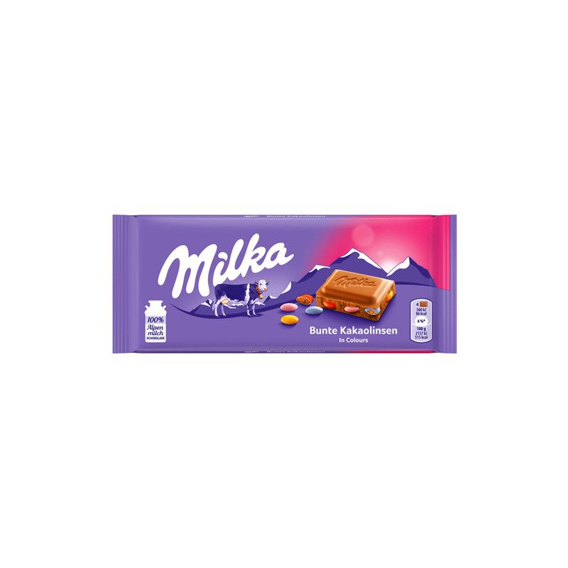 Σοκολάτα Γάλακτος Milka Cacao Lenses 100gr 22τ (7622210055439)