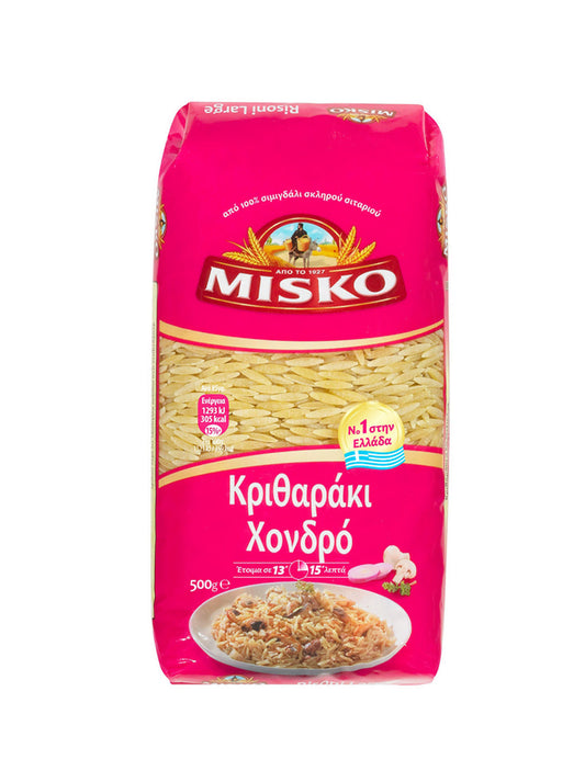 Misko Κριθαράκι Χονδρό 500gr 20τ (5201010144456)