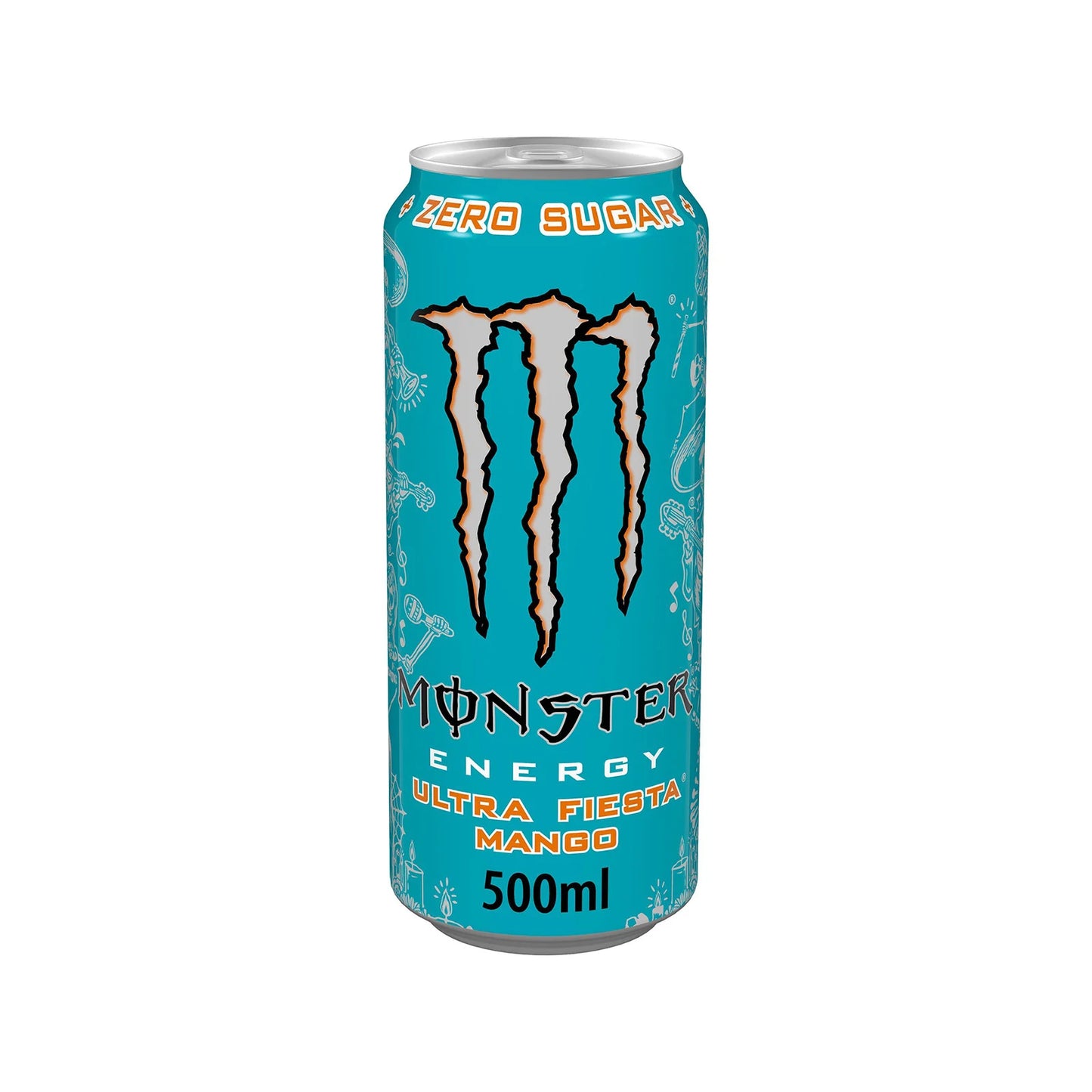 Monster Ultra Fiesta Αναψυκτικό Χωρίς Ζάχαρη Μπουκάλι 500ml 24τ (5060896621630)