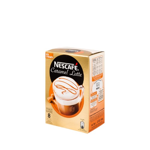 Nescafe Gold Στιγμιαίος Καφές με Άρωμα Caramel Caramel Latte 17x8gr 6τ (5011546492834)