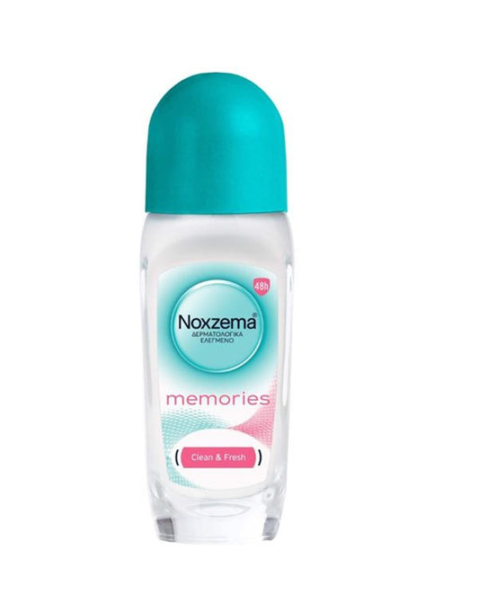 Noxzema Memories Clean &amp; Fresh Deodorant 48h in Roll-On 50ml 6t (5201314125877)