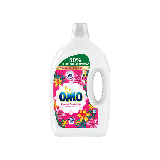 Omo Liquid Laundry Detergent Tropical Flowers 45 Measures 4m (8720181427381)