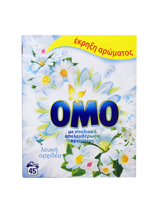 Omo Powdered Laundry Detergent White Orchid 45 Measures 4t (8717163630884)