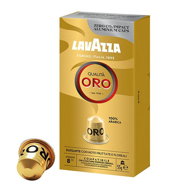 Lavazza Qualita Oro Espresso Capsules Compatible with Nespresso Machine 10caps 10t (8000070053465)