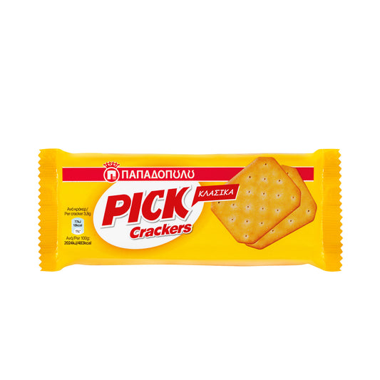 Παπαδοπούλου Pick Crackers Κλασσικά 100gr 12τ (5201004020314)