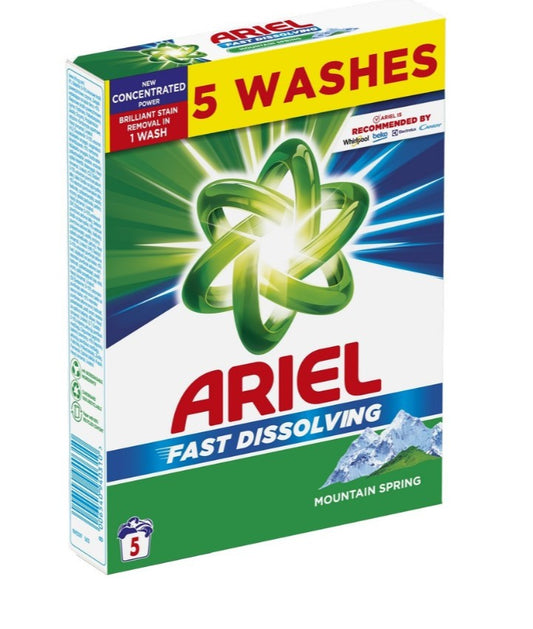 Ariel Powdered Laundry Detergent Mountain Spring 5 Measures (8006540940310)