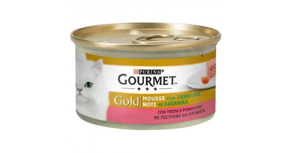 Purina Gourmet Gold Trout Mousse 85gr 24t (7613033045448)