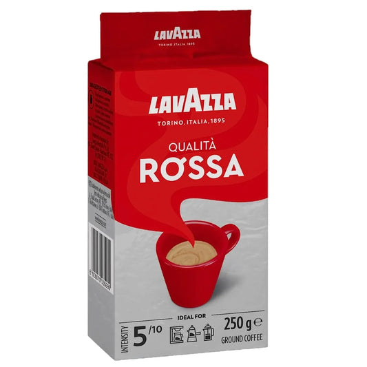 Lavazza 250gr Καφές Espresso Rossa 20τ (8000070035805)