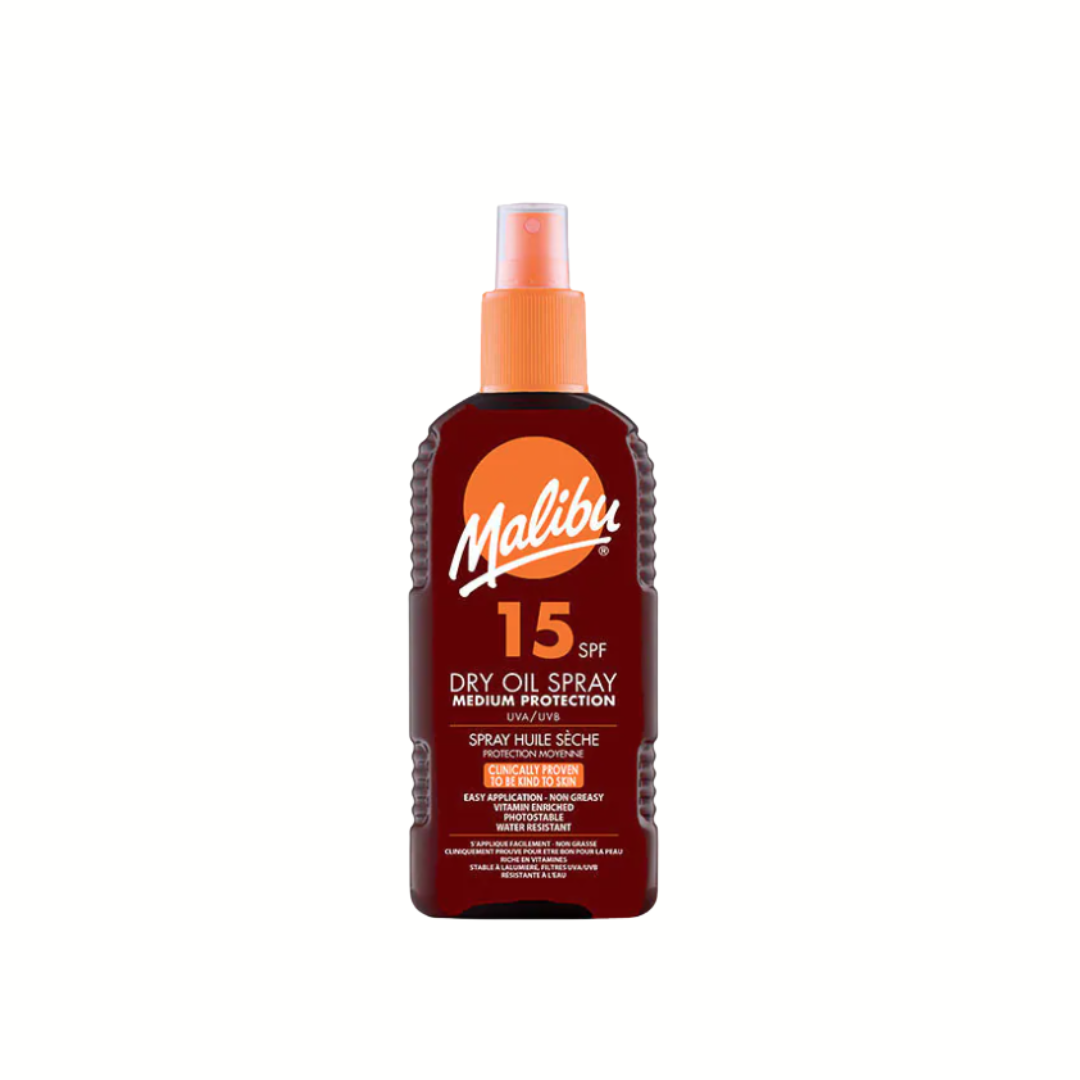 Malibu Dry Oil Spray SPF15 200ml (5025135112157)