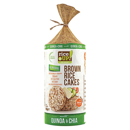 RICE UP ΡΥΖ/ΤΕΣ QUINOA & CHIA 120ΓΡ 12τ (3800233070033)