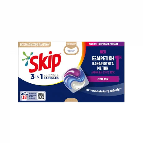 Skip Capsules Detergent for colored clothes 38 measures 3m (8720181378881)