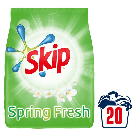 Skip Spring Fresh Απορρυπαντικό Ρούχων σε Σκόνη 20 Μεζούρες 4τ (8710847941818)