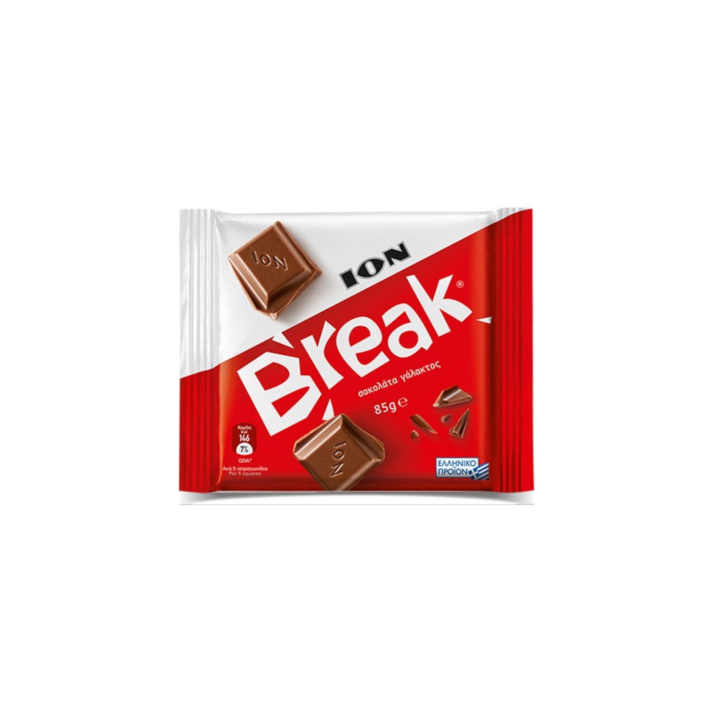 Σοκολάτα Break Γάλακτος 85gr 12τ (5201127010865)