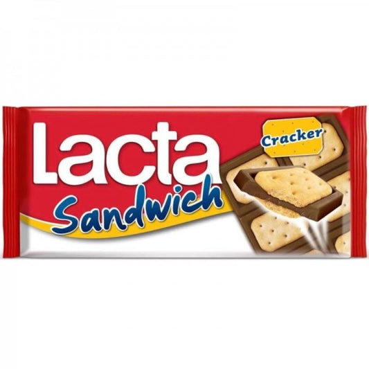 Lacta Σοκολάτα Γάλακτος Sandwich με Κράκερς 87gr 18τ (7622210121745)